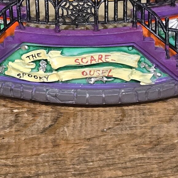 Lemax RETIRED Spooky Town SCARE-OUSEL!! - Picture 6 of 14